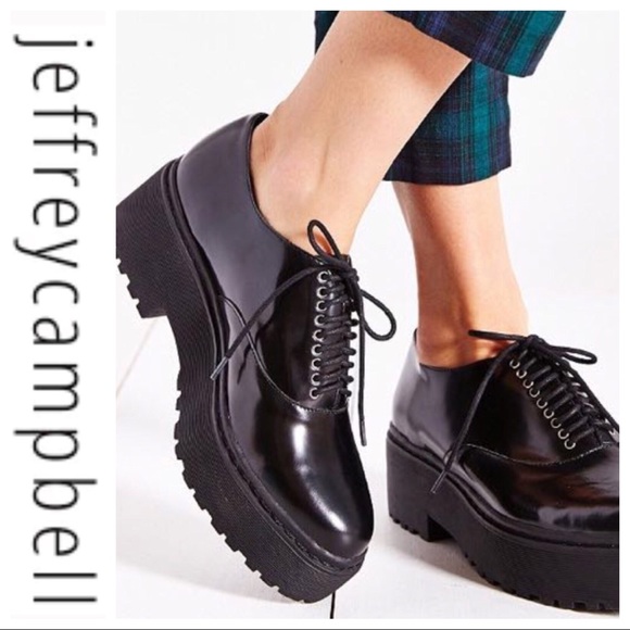 Jeffrey Campbell Shoes - 💕SALE💕NWT Jeffrey Campbell Baird Black Oxfords